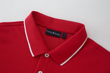 Camiseta 22362# Tipo Polo Roja Para Hombre
