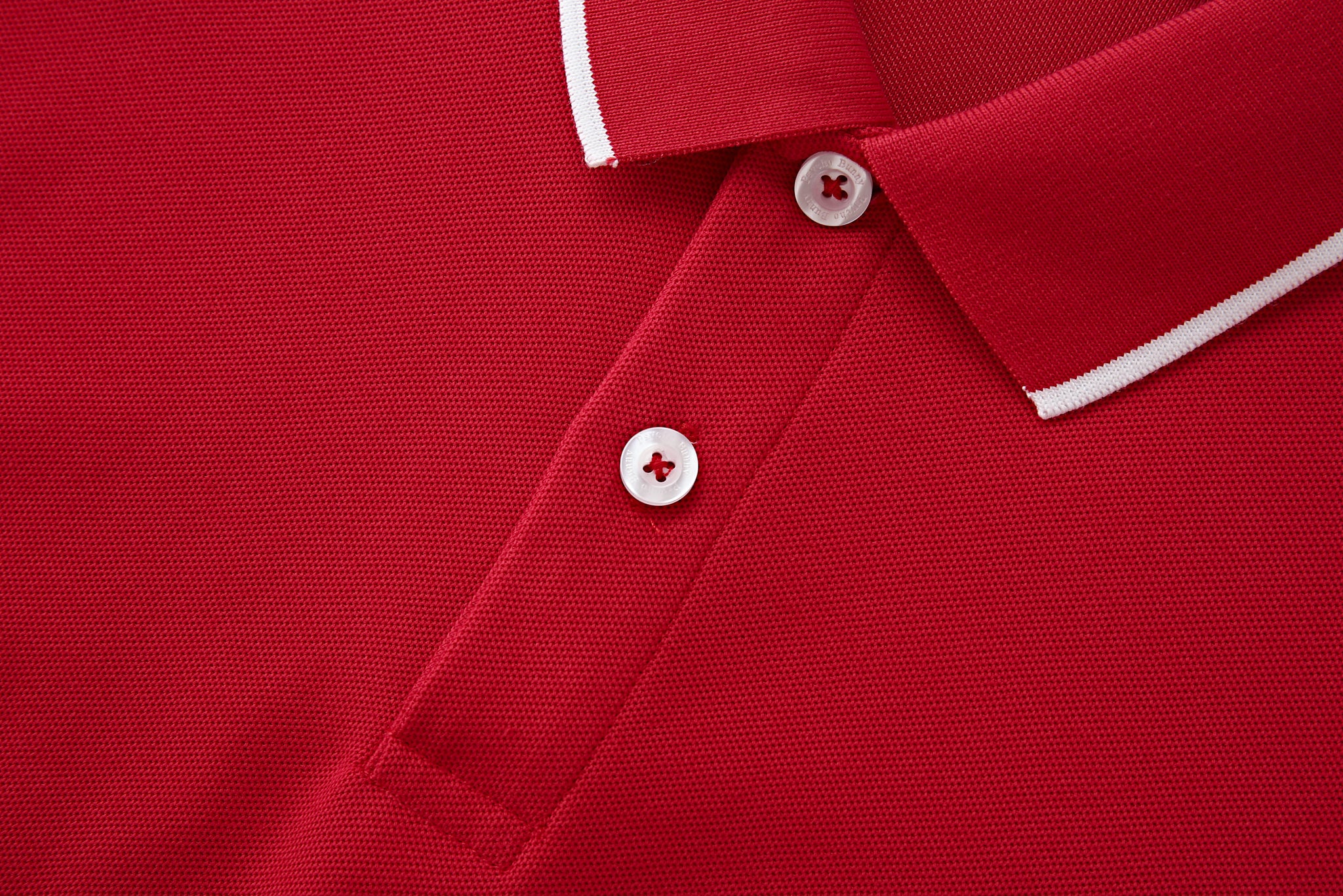 Camiseta 22362# Tipo Polo Roja Para Hombre