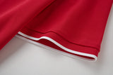 Camiseta 22362# Tipo Polo Roja Para Hombre