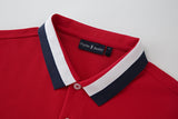 Camiseta 22465# Tipo Polo Roja Para Hombre