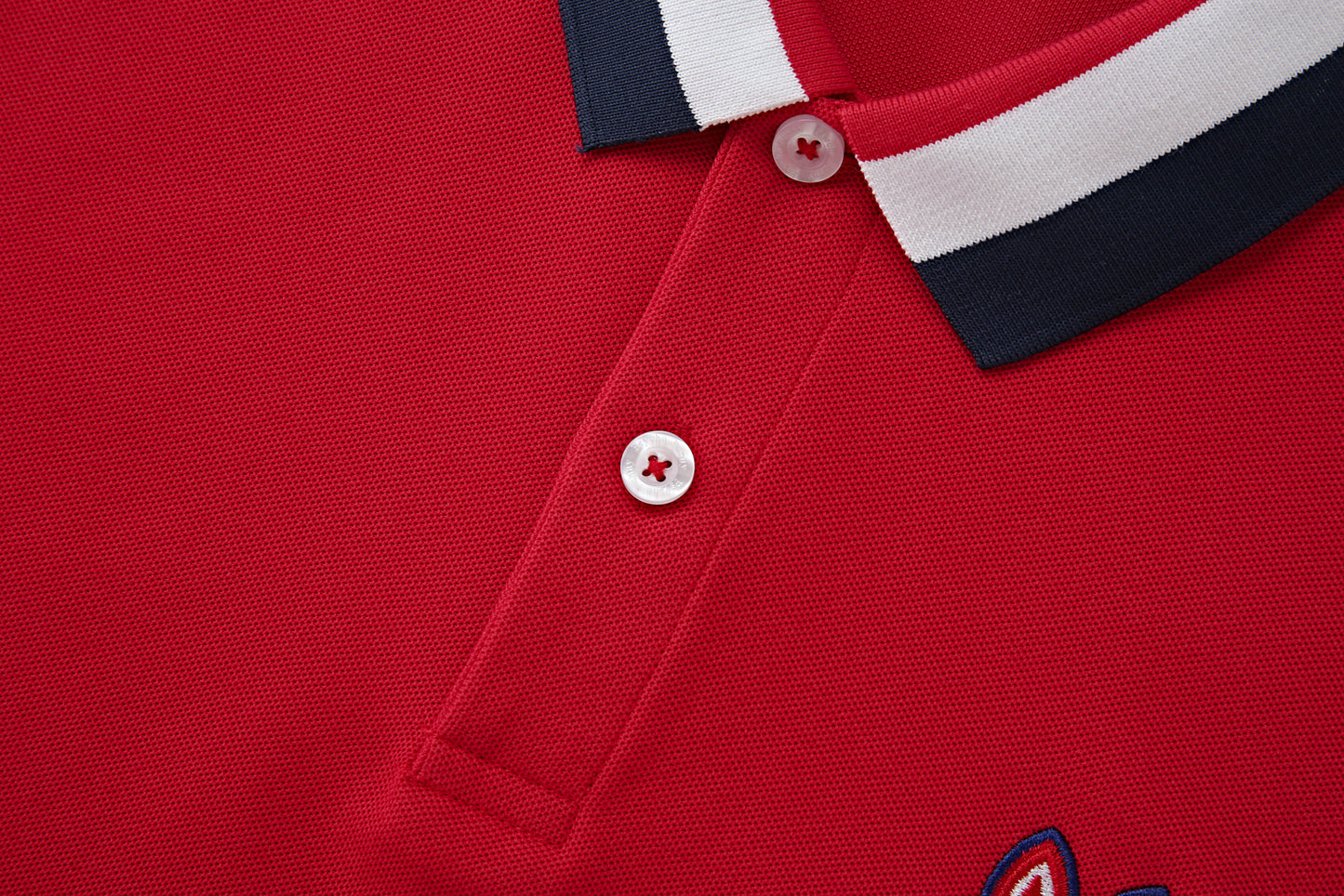 Camiseta 22465# Tipo Polo Roja Para Hombre