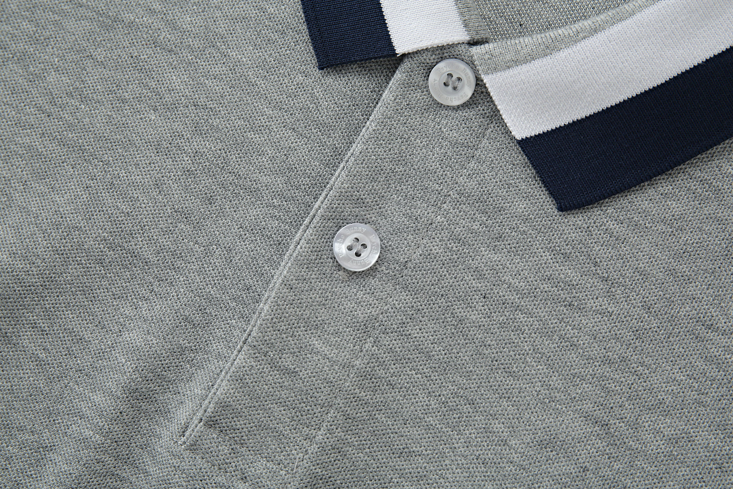 Camiseta 22465# Tipo Polo Gris Para Hombre