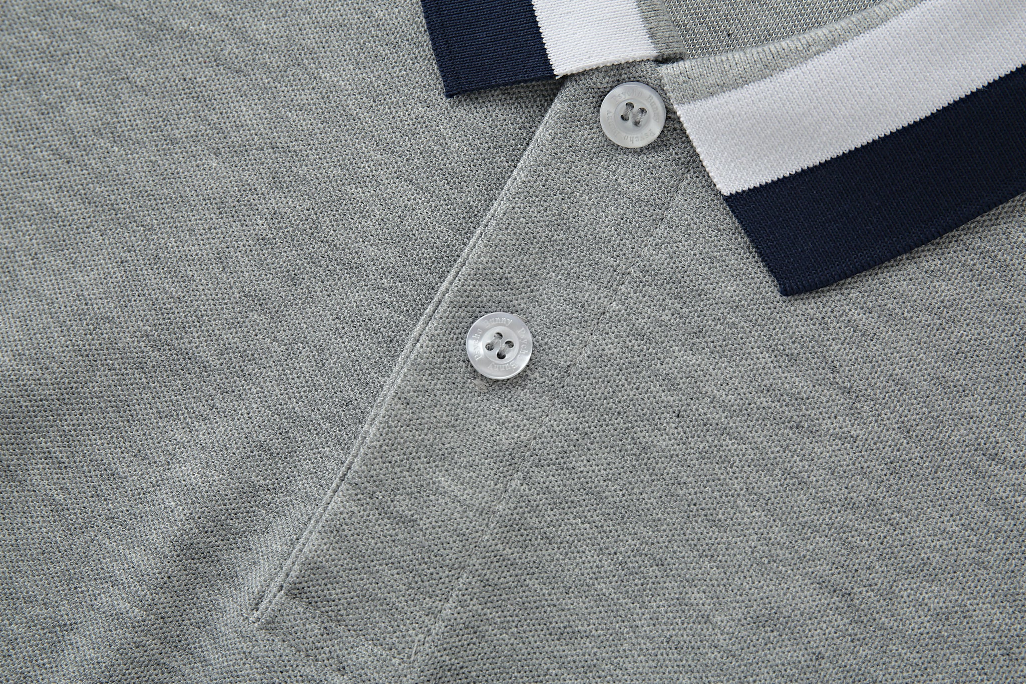 Camiseta 22465# Tipo Polo Gris Para Hombre