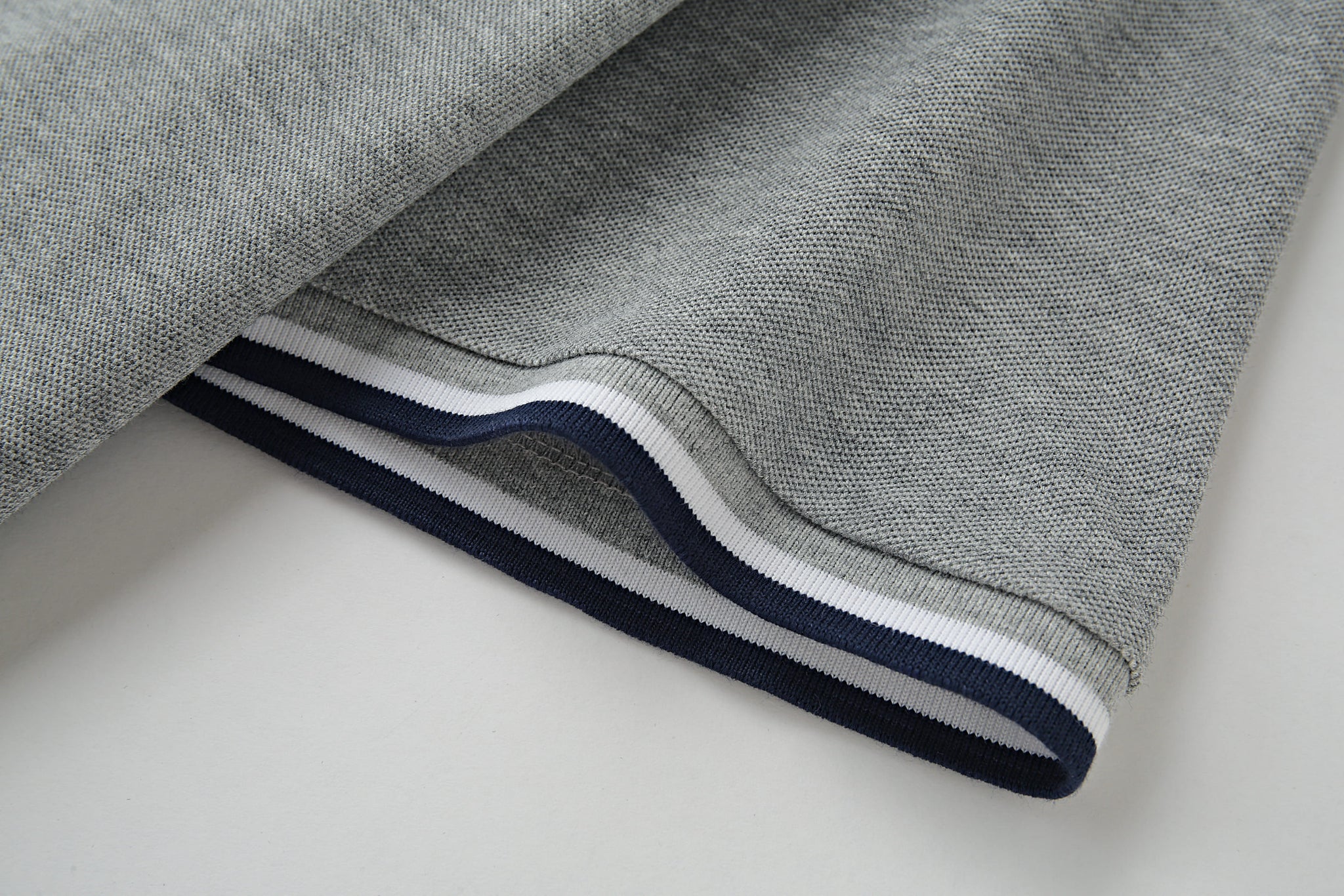 Camiseta 22465# Tipo Polo Gris Para Hombre