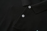 Camiseta 22337# Tipo Polo Negra Para Hombre