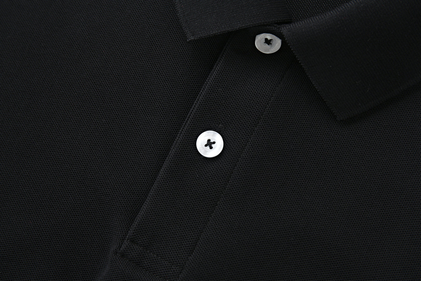 Camiseta 22364# Tipo Polo Negra Para Hombre