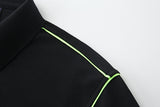 Camiseta 22364# Tipo Polo Negra Para Hombre