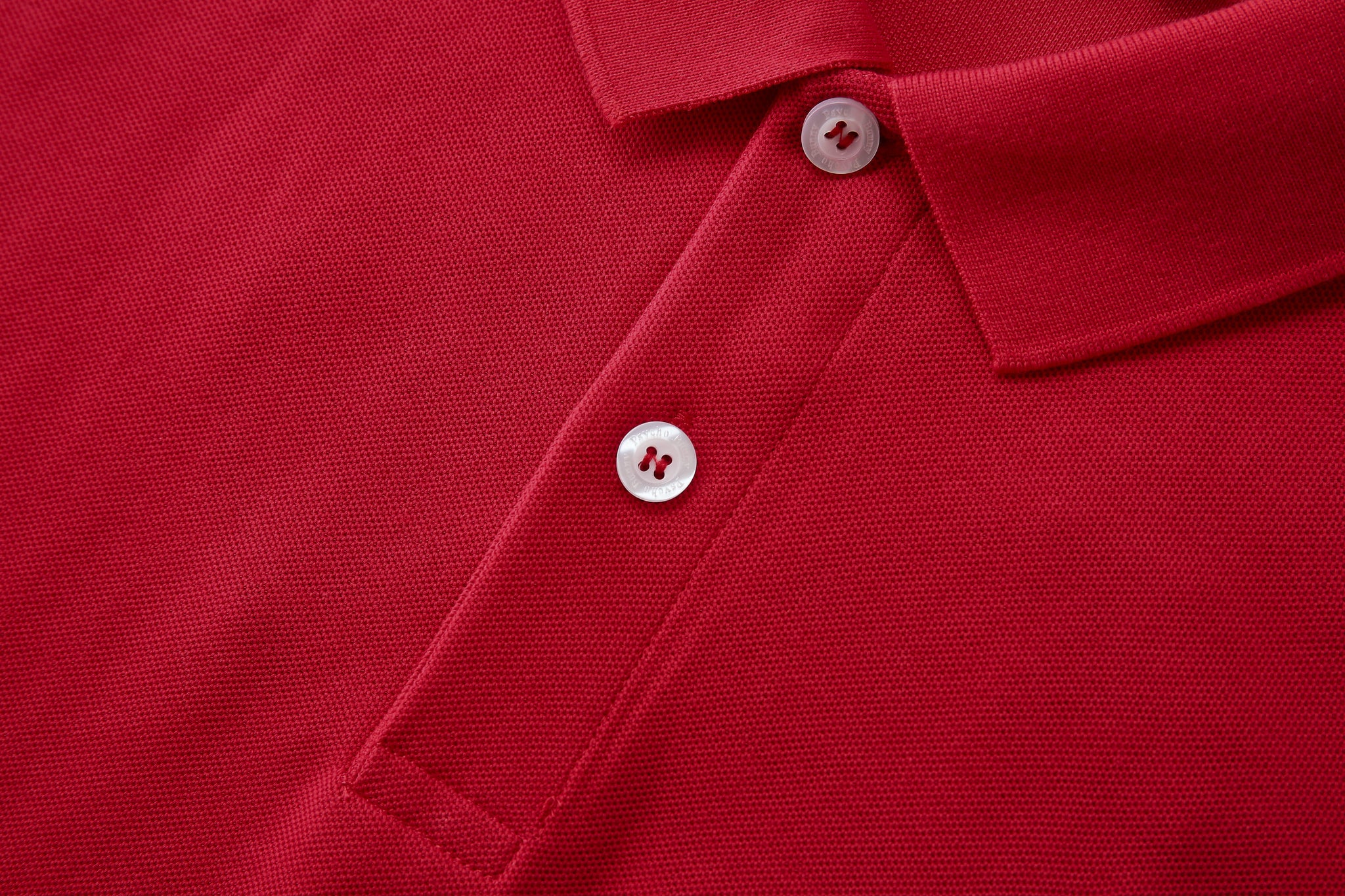 Camiseta 22337# Tipo Polo Roja Para Hombre