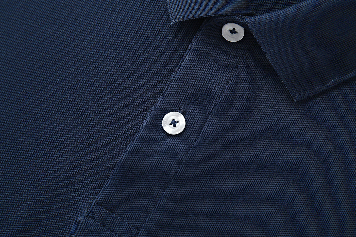 Camiseta 22364# Tipo Polo Azul Oscuro Para Hombre