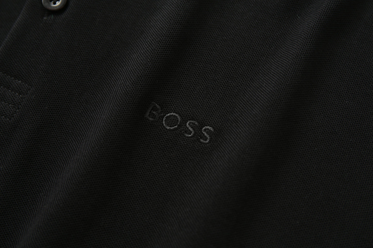 Camiseta BO213# Tipo Polo Negra Para Hombre