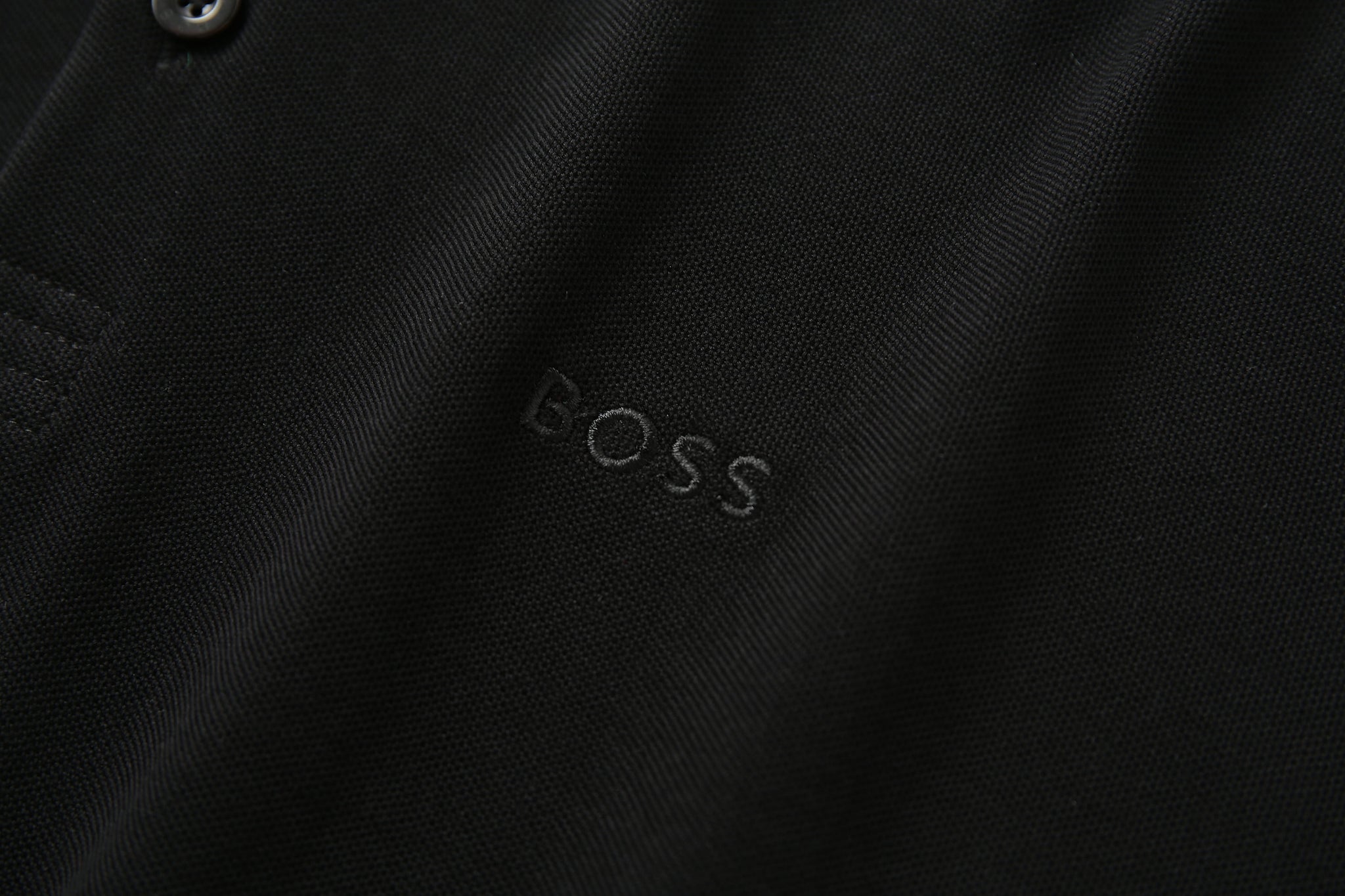 Camiseta BO213# Tipo Polo Negra Para Hombre