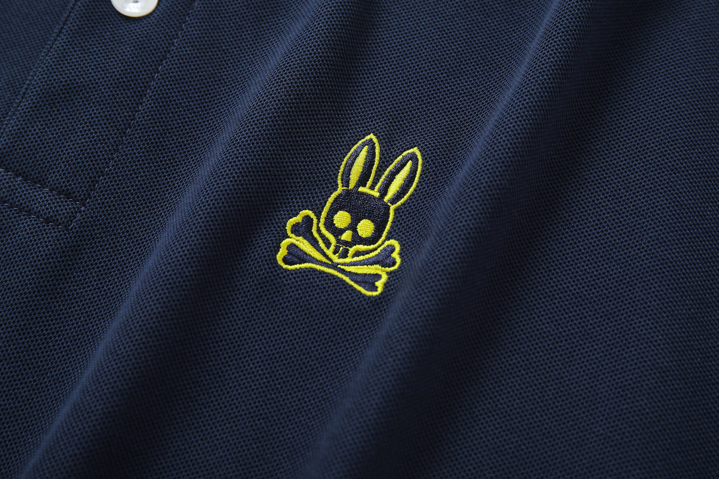 Camiseta 8285-8# Tipo Polo Azul Oscuro Para Hombre