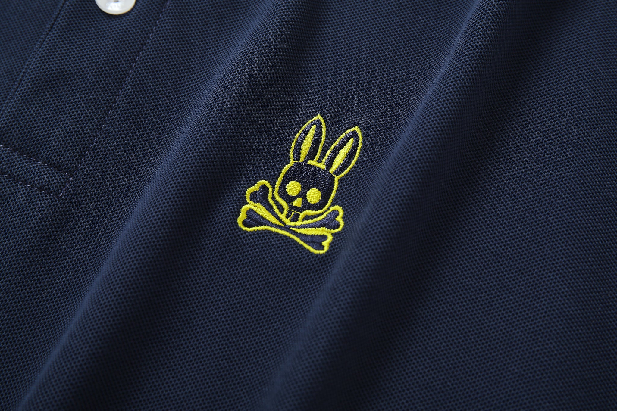 Camiseta 8285-8# Tipo Polo Azul Oscuro Para Hombre