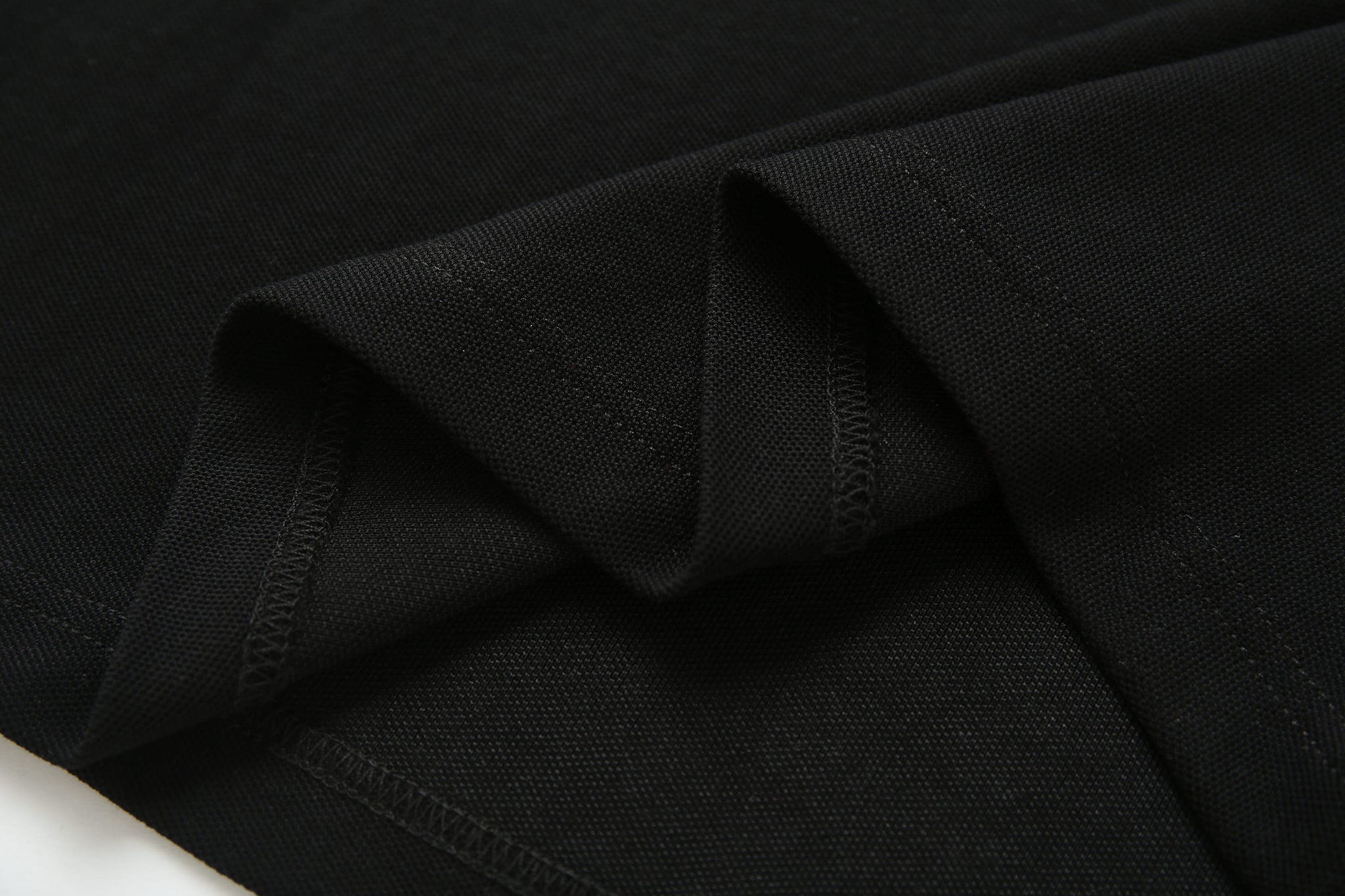 Camiseta 8286-8# Tipo Polo Negra Para Hombre