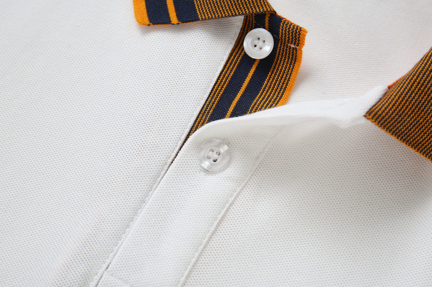 Camiseta 8286-8# Tipo Polo Blanca Para Hombre