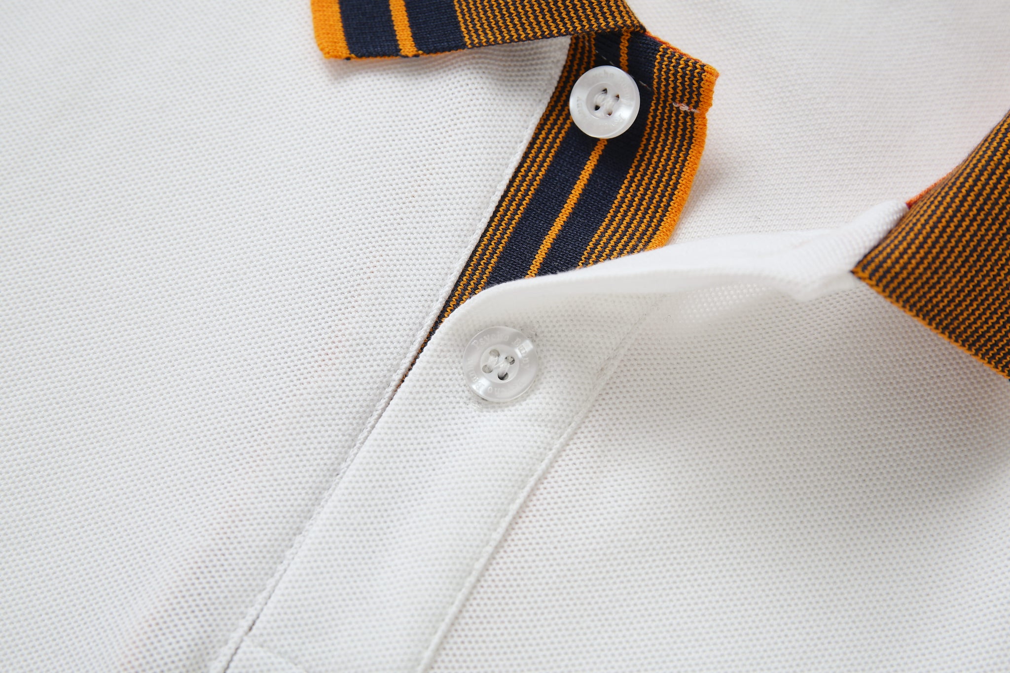 Camiseta 8286-8# Tipo Polo Blanca Para Hombre