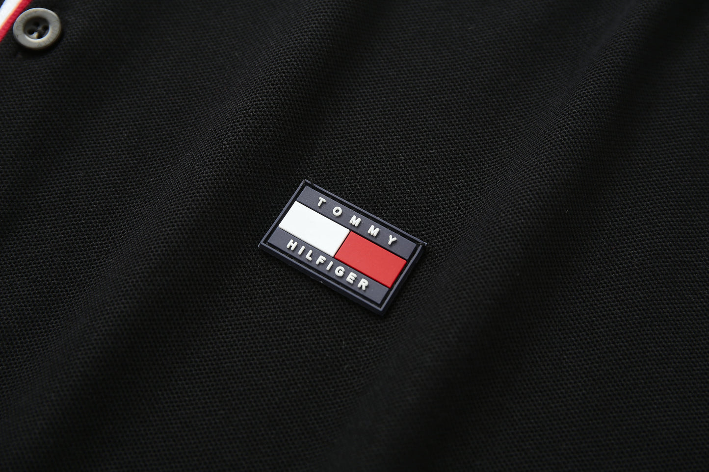 Camiseta T369-8# Tipo Polo Negra Para Hombre