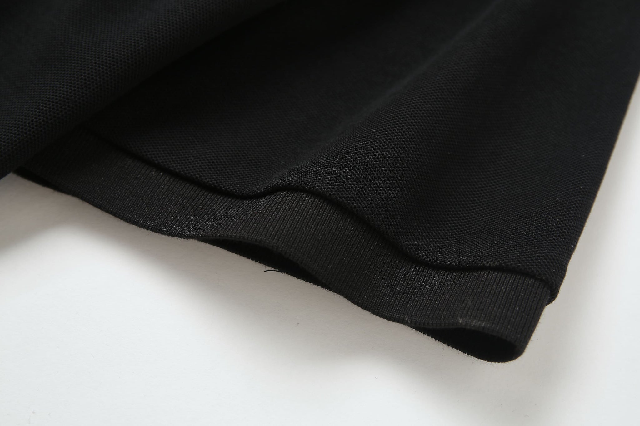 Camiseta T369-8# Tipo Polo Negra Para Hombre