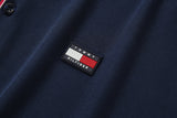 Camiseta T369-8# Tipo Polo Azul Oscuro Para Hombre