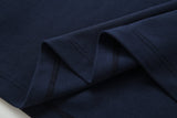 Camiseta 13616# Tipo Polo Azul Oscuro Para Hombre