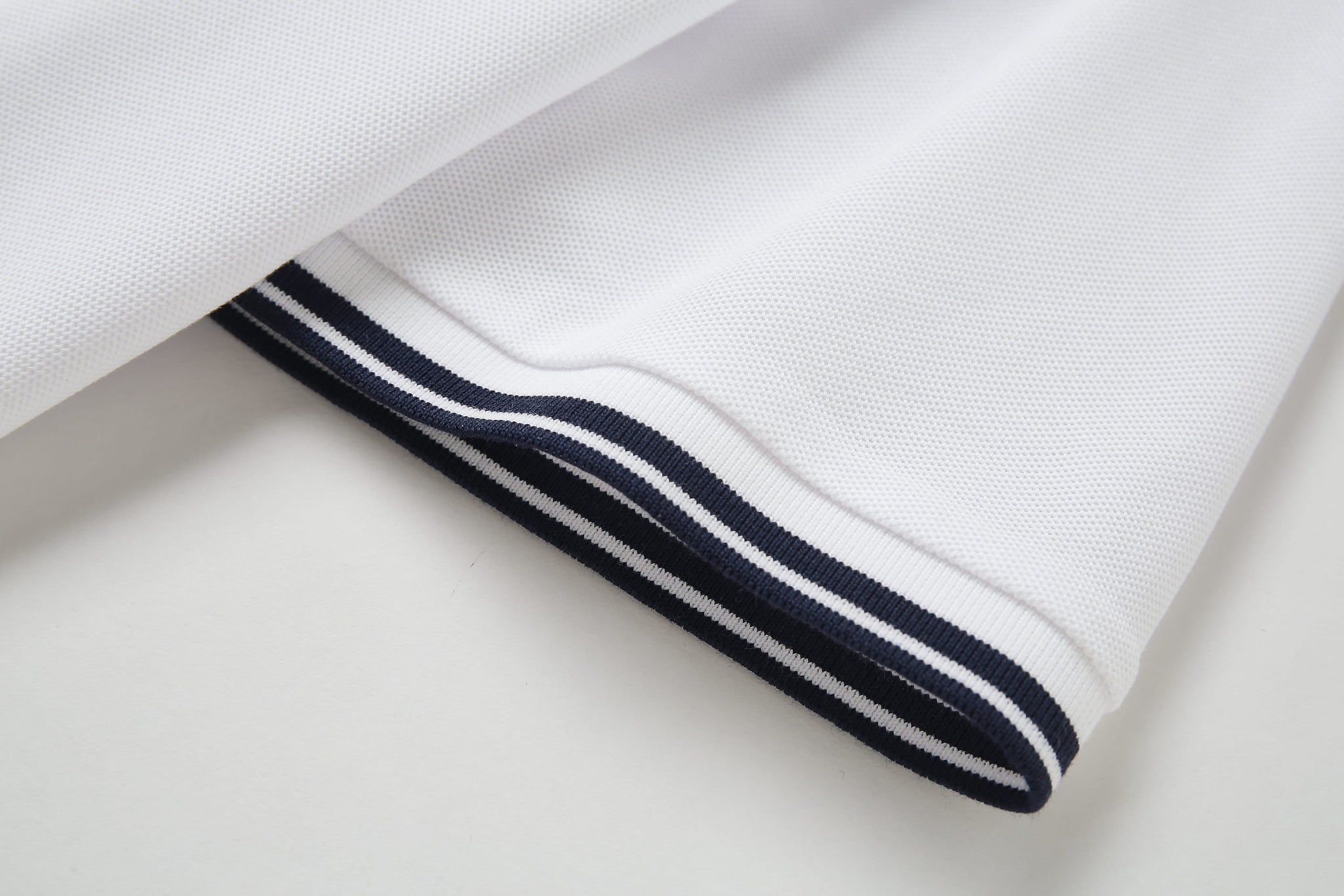 Camiseta 22339# Tipo Polo Blanca Para Hombre