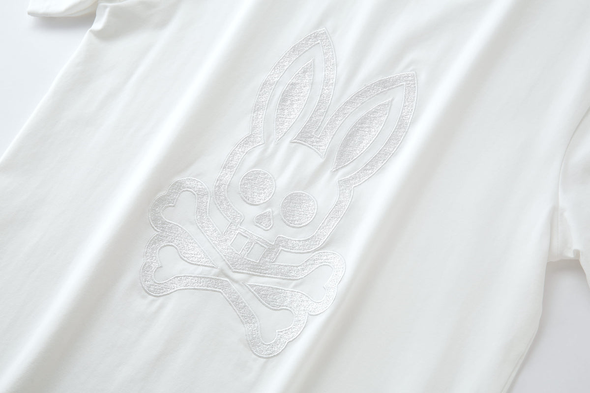 Camiseta 66633 Estampada Blanca Para Hombre