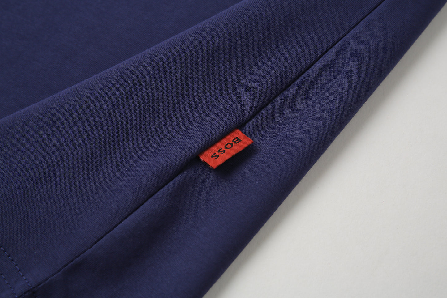 Camiseta 268080 Basica Azul Oscuro Para Hombre