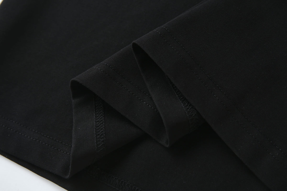 Camiseta 66643 Estampada Negra Para Hombre