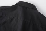 Camisa 50004 Negra Manga Larga para Hombre
