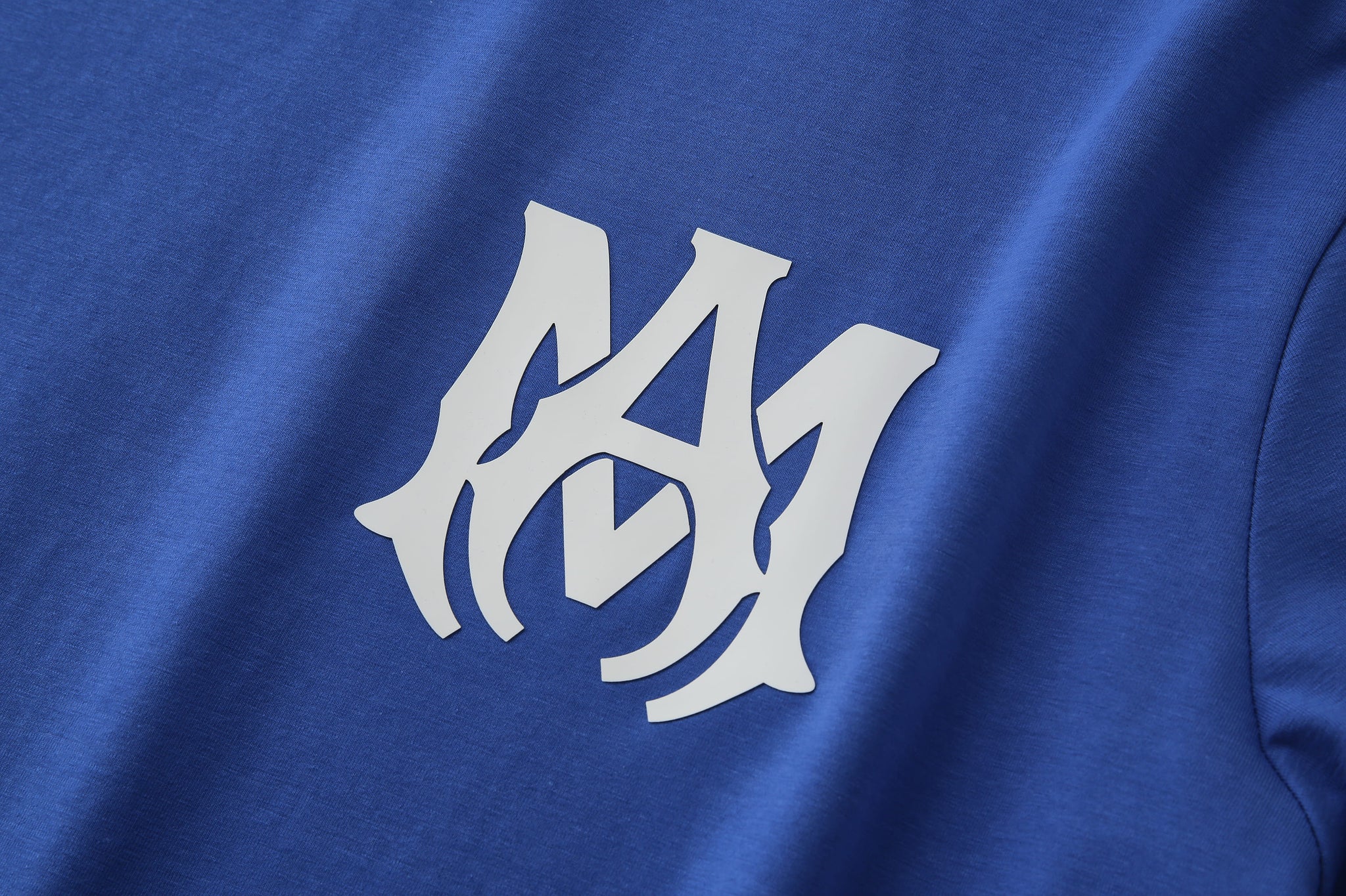 Camiseta 66642 Estampada Azul Para Hombre