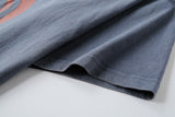 Camiseta 866510 Estampada Gris Azul Para Hombre