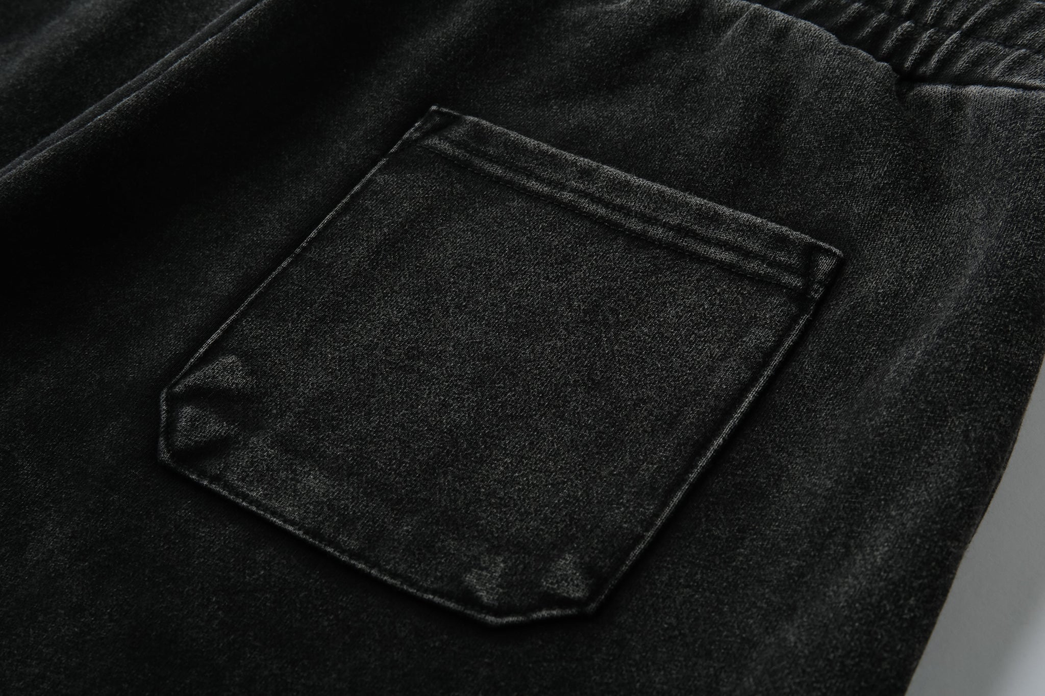 Bermuda 1818031 Negra de algodón Para Hombre