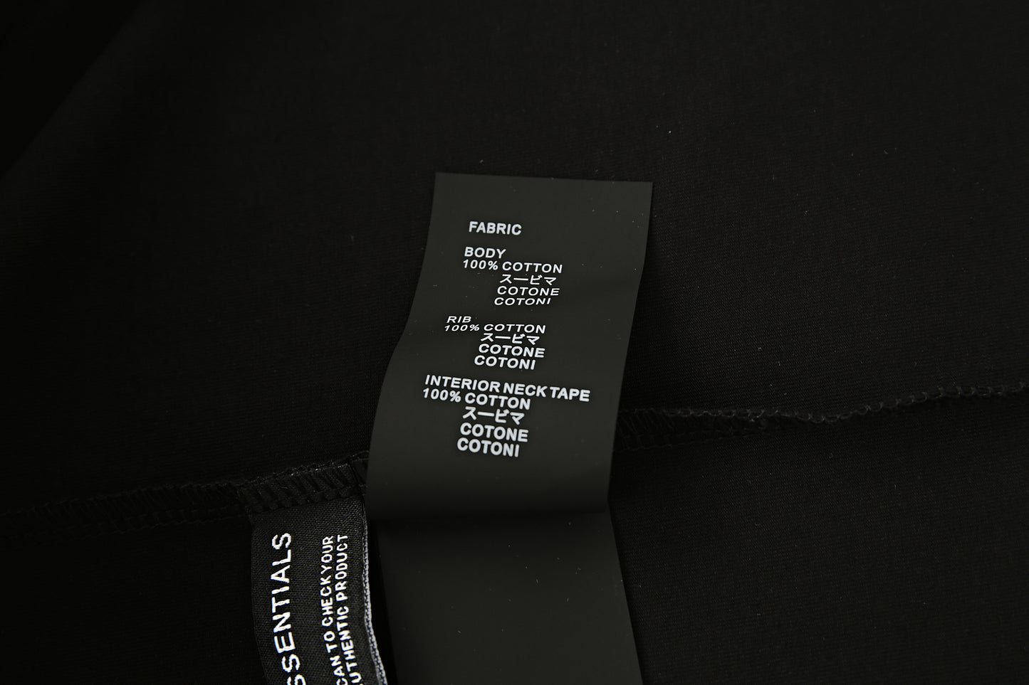 Camiseta 834037 Oversize Negra Para Hombre