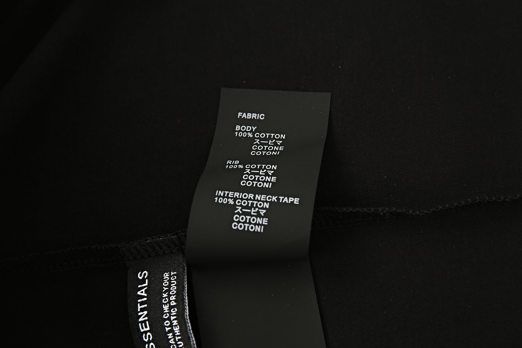 Camiseta 834037 Oversize Negra Para Hombre