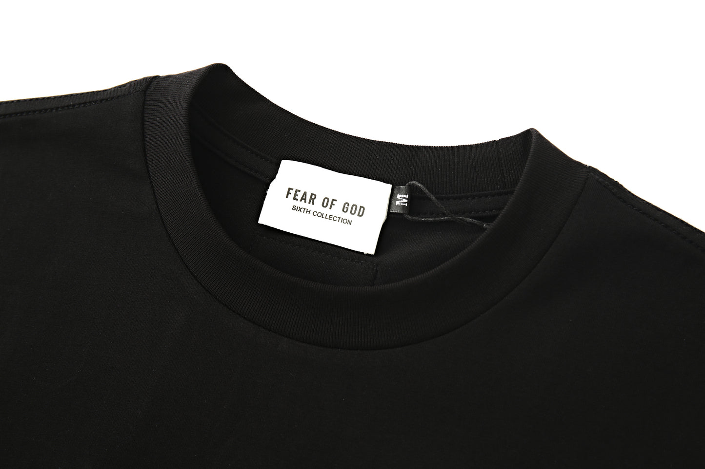 Camiseta 834036 Oversize Negra Para Hombre