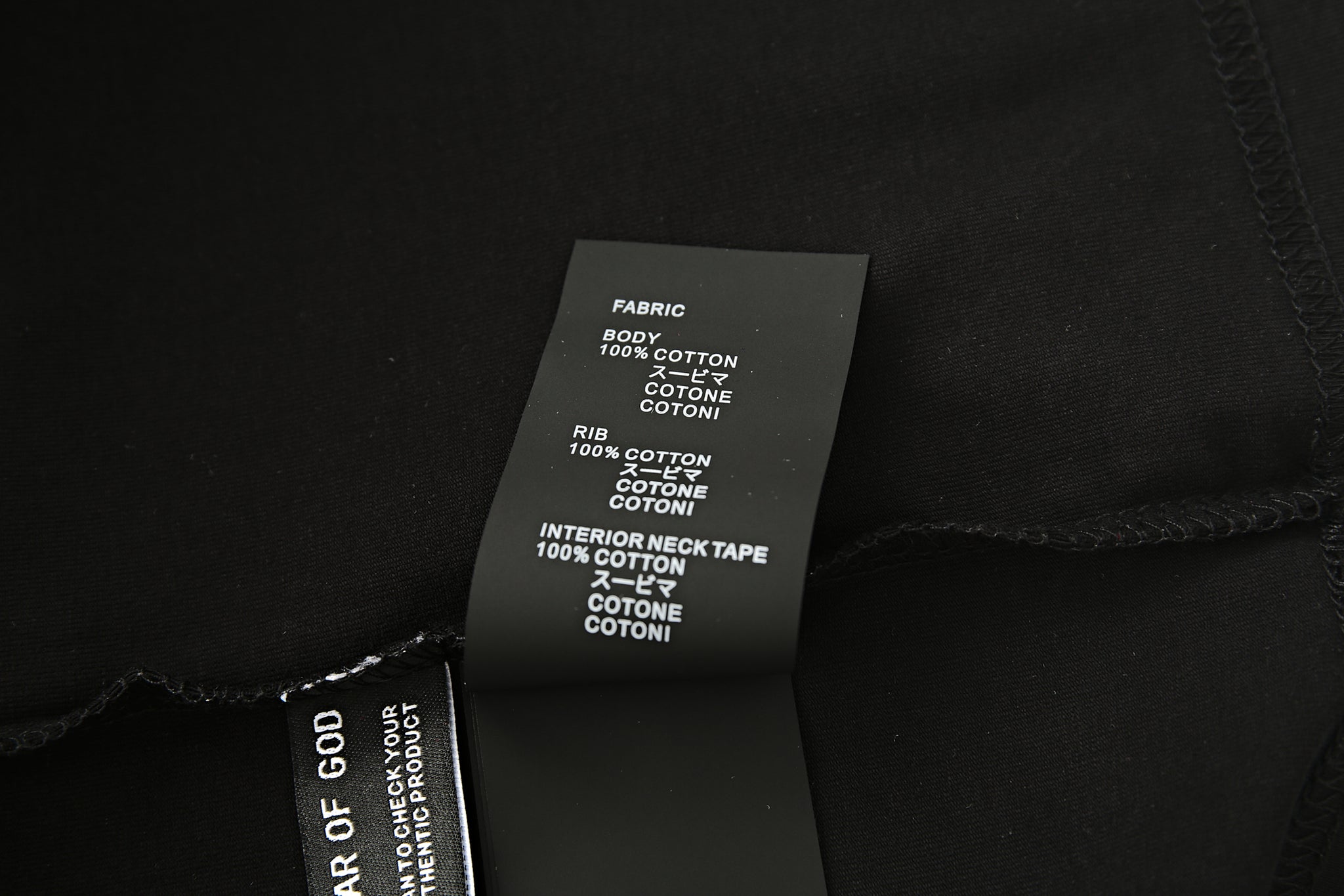 Camiseta 834036 Oversize Negra Para Hombre