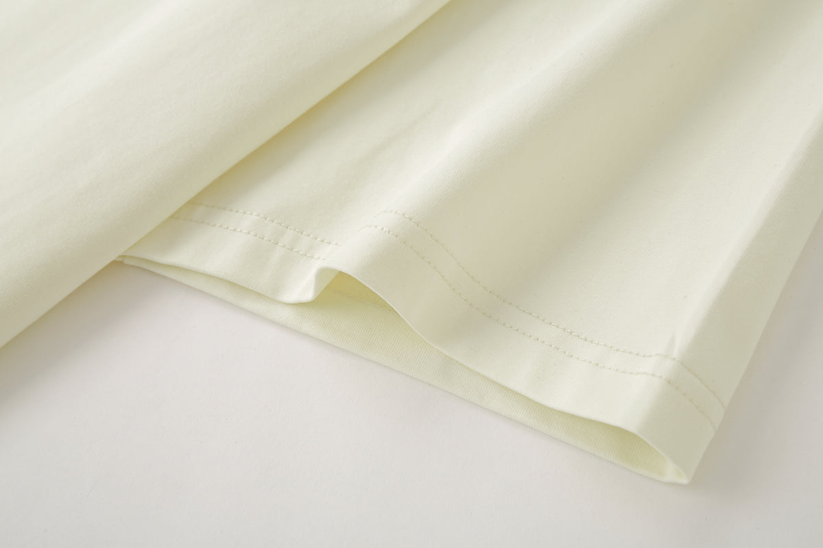Camiseta 834026 Crema Oversize Para Hombre