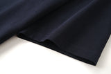 Camiseta B66002 Básica Azul Oscuro Para Hombre