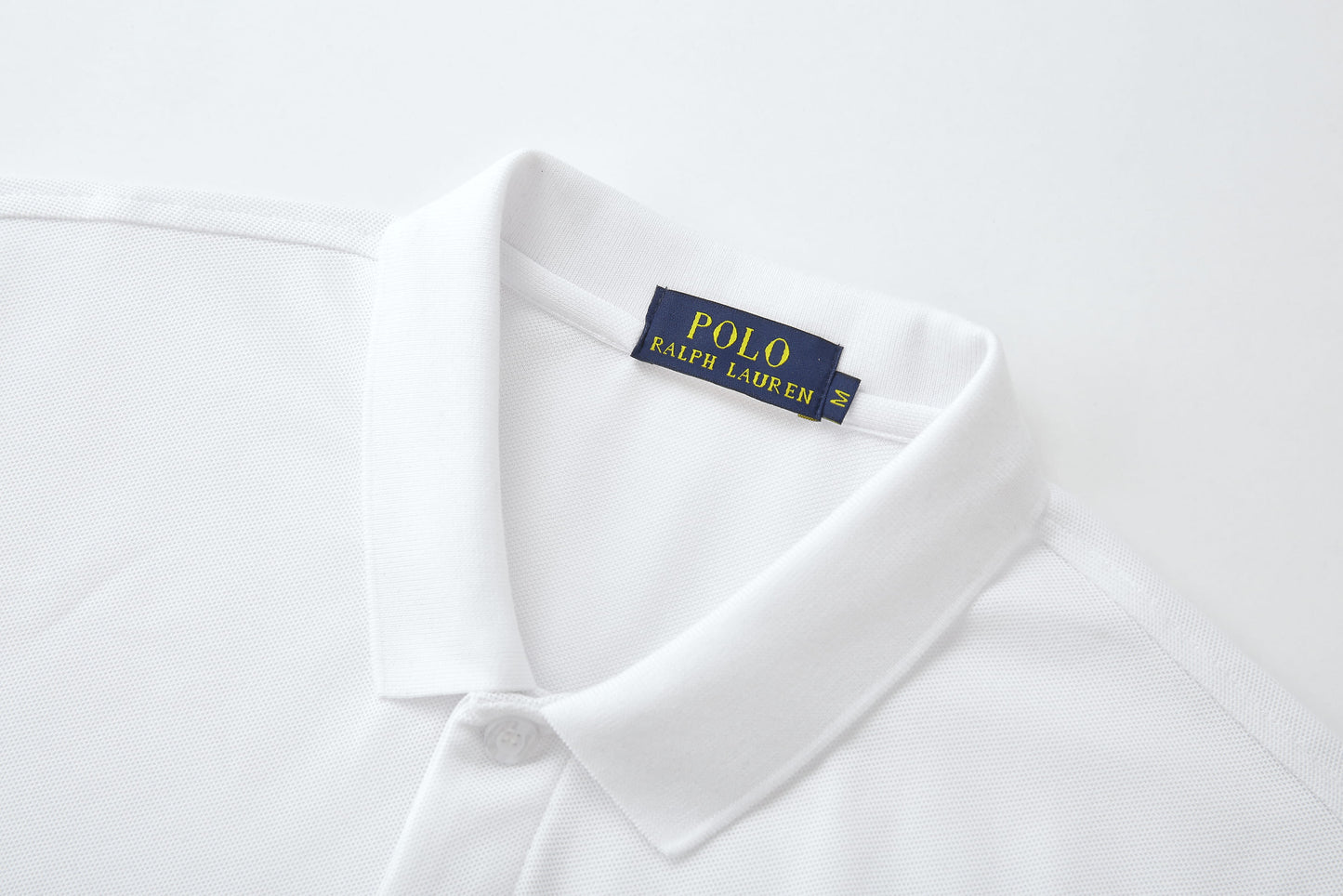 Camiseta 13614# Tipo Polo Blanca Para Hombre