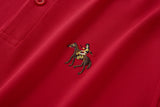 Camiseta 13614# Tipo Polo Roja Para Hombre