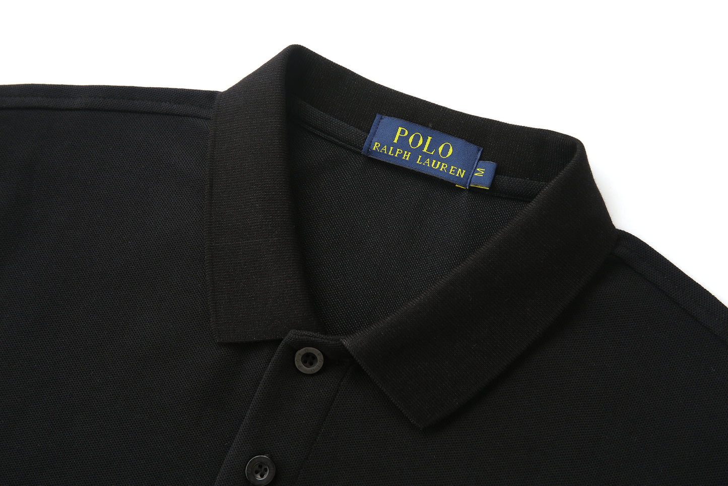 Camiseta 13614# Tipo Polo Negra Para Hombre
