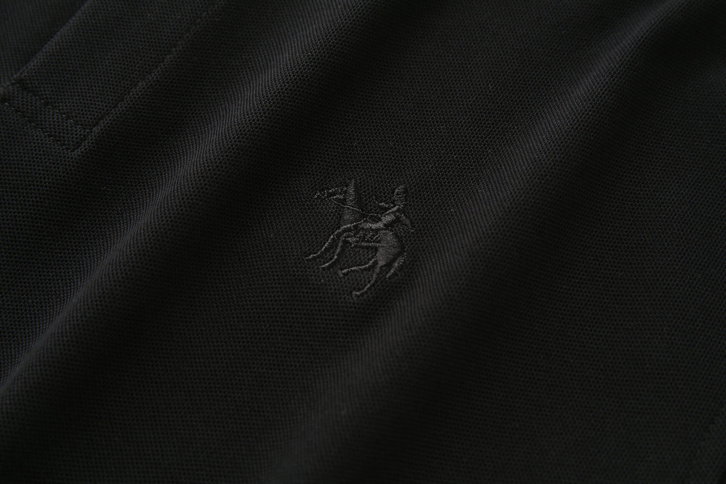 Camiseta 22550# Tipo Polo Negra Para Hombre