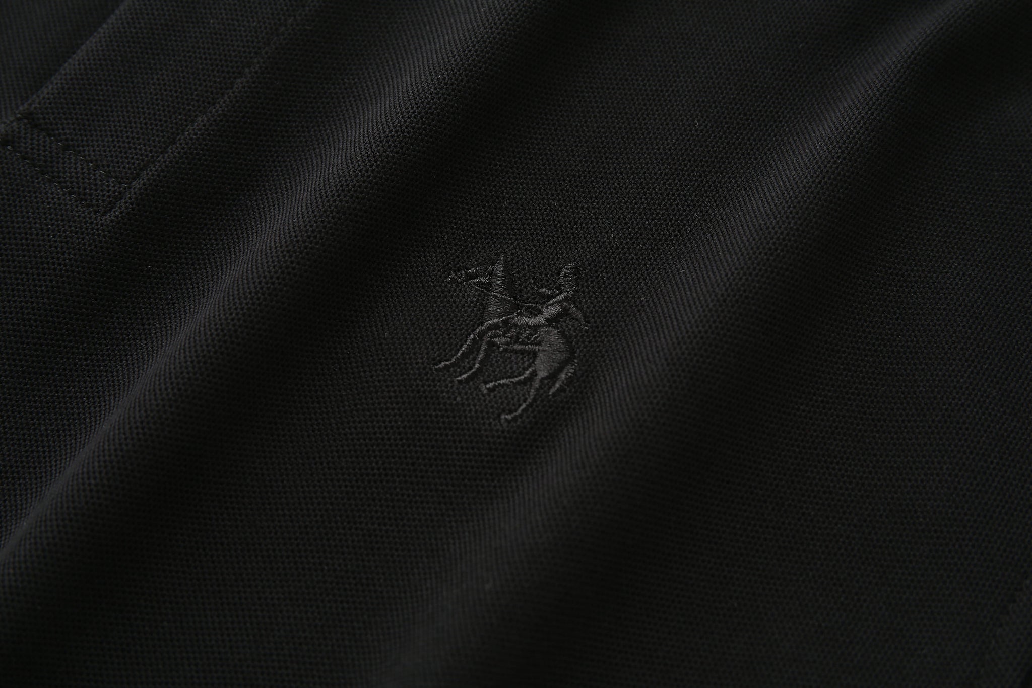 Camiseta 22550# Tipo Polo Negra Para Hombre