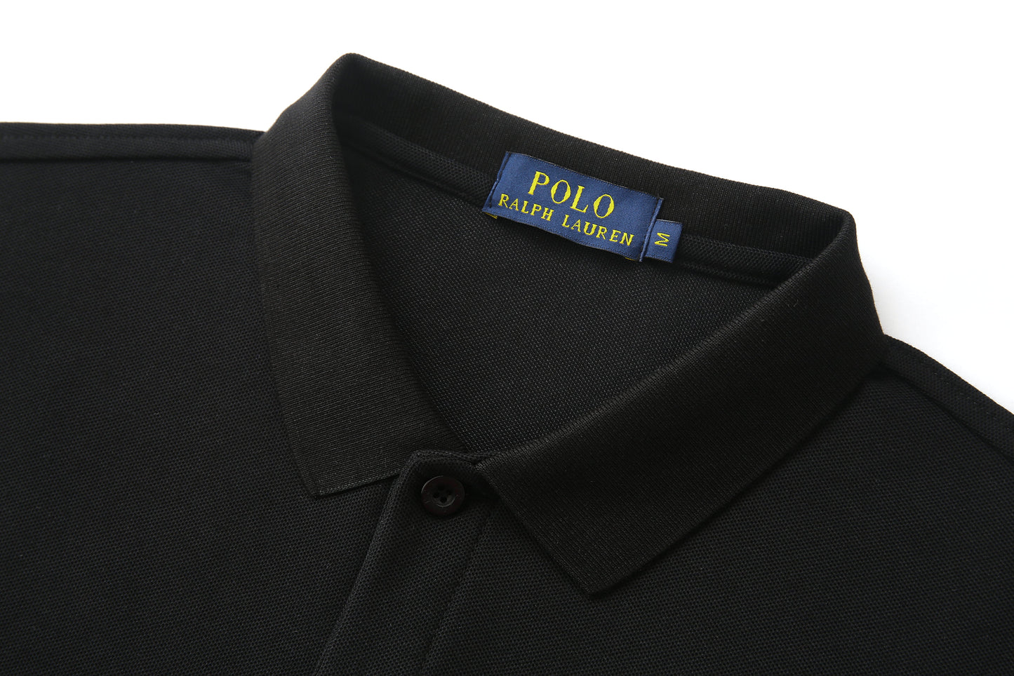 Camiseta 22551# Tipo Polo Negra Para Hombre