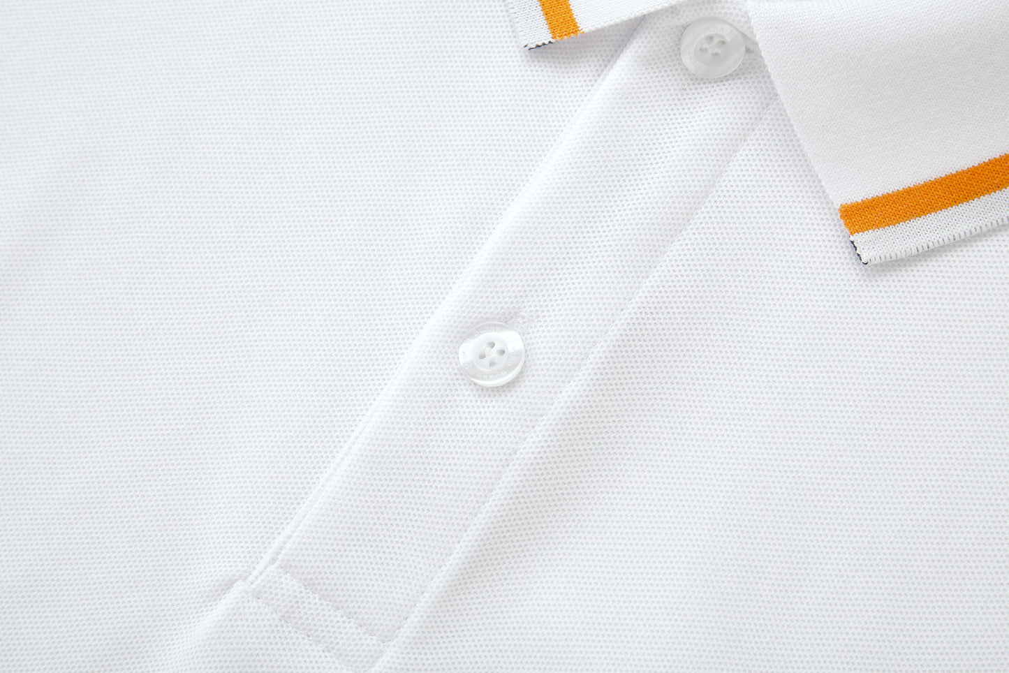 Camiseta 22473# Tipo Polo Blanca Para Hombre