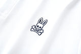 Camiseta 22464# Tipo Polo Blanca Para Hombre