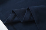 Camiseta 22464# Tipo Polo Azul Oscuro Para Hombre