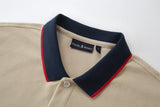 Camiseta 22341# Tipo Polo Khaki Para hombre