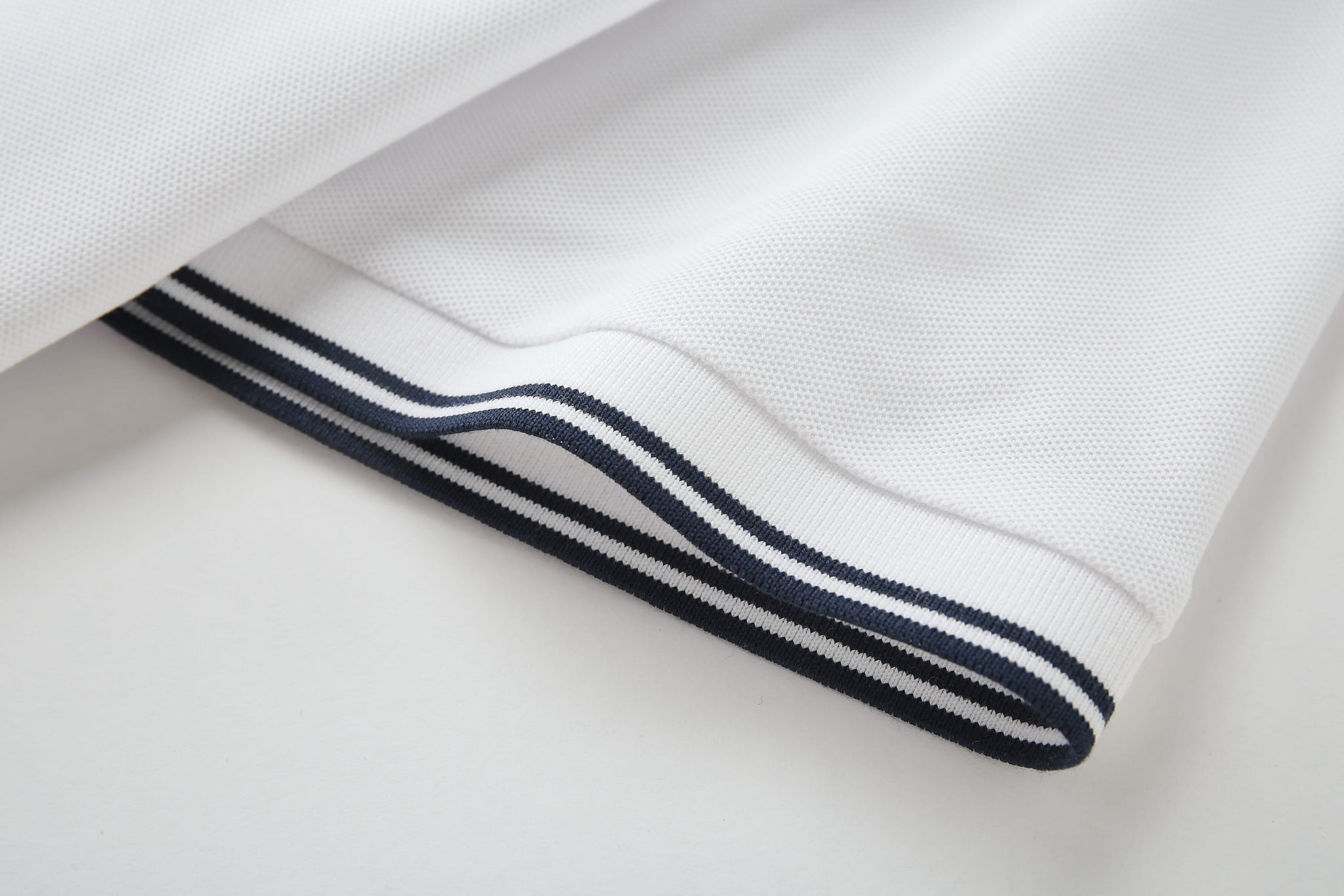 Camiseta 22361# Tipo Polo Blanca Para Hombre