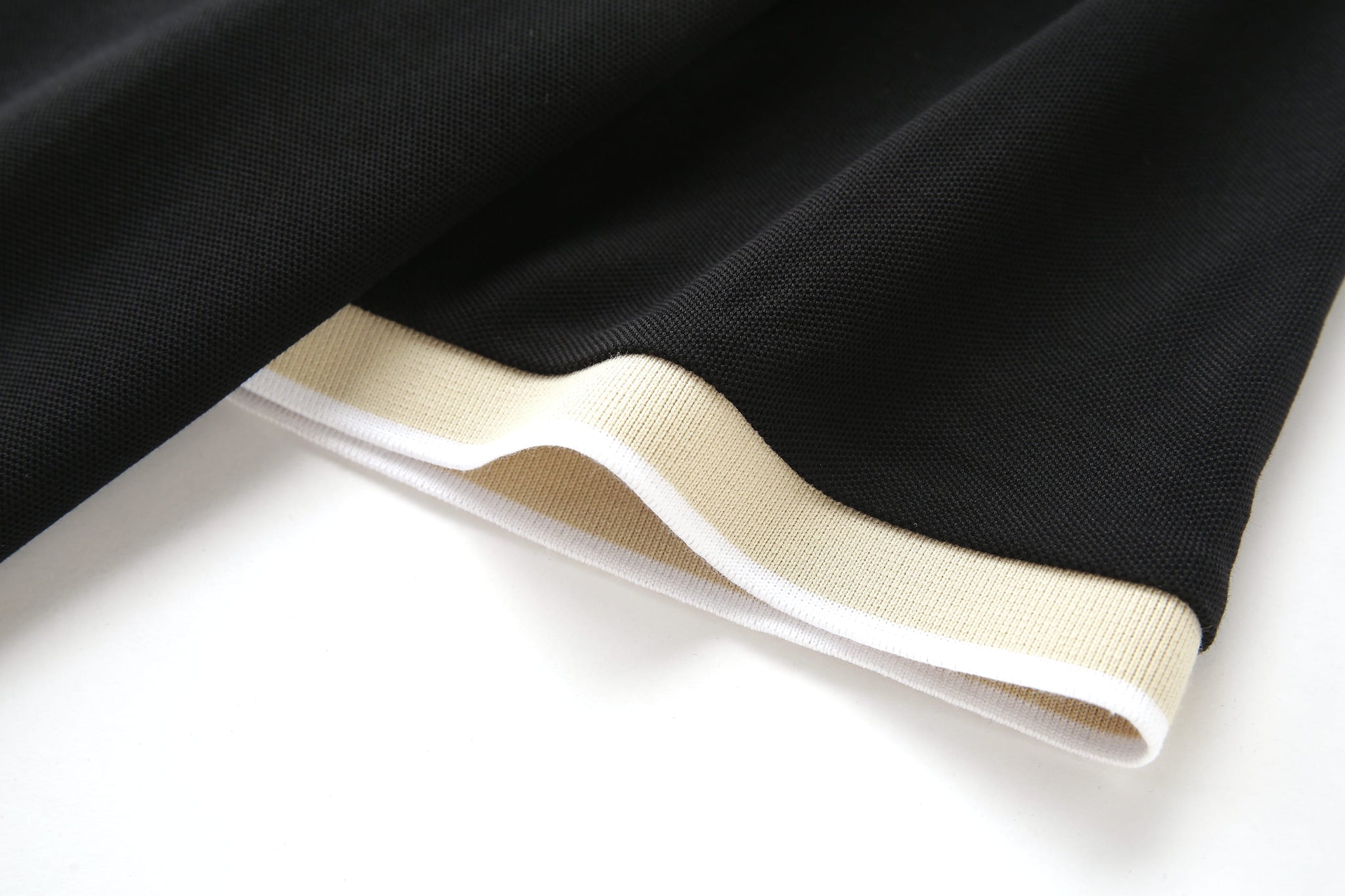 Camiseta 22340# Tipo Polo Negra Para Hombre